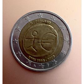 Piece De 2 Euros Rare,Bonhomme Uem 1999-2009
