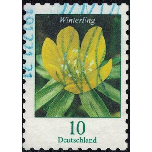 Allemagne 2018 Oblitéré Used Fleur Winterling Eranthis Hyemalis Y&t De 3209 Su