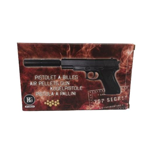 Pistolet À Billes Avec Chargeur Et Silencieux Et Billes
