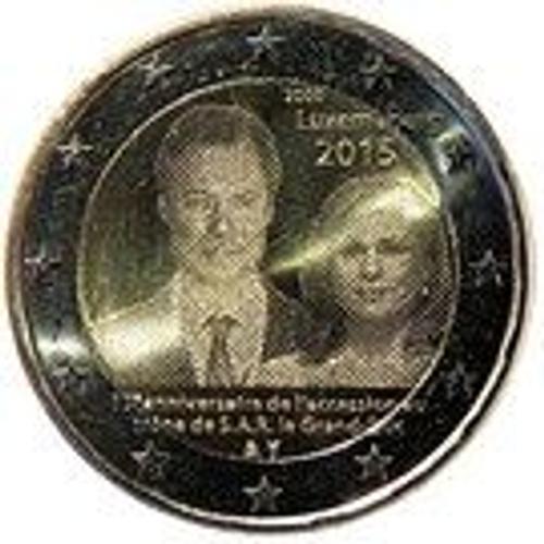 2 Euros Luxembourg 2015: Grand-Duc Henri- Unc