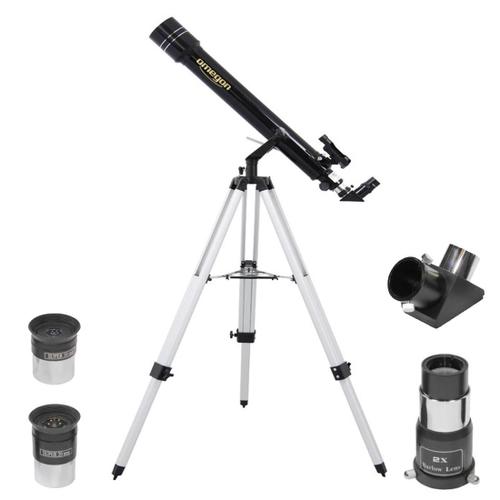 Lunette Astronomique Omegon 70/700 + Monture Azimutale Type B + Oculaires Super 10 et 20 + Barlow