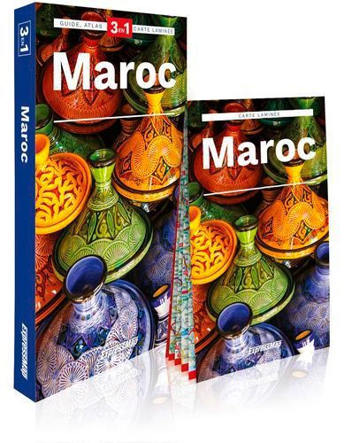 Maroc - Guide + Atlas + Carte Routière 1/1 500 000