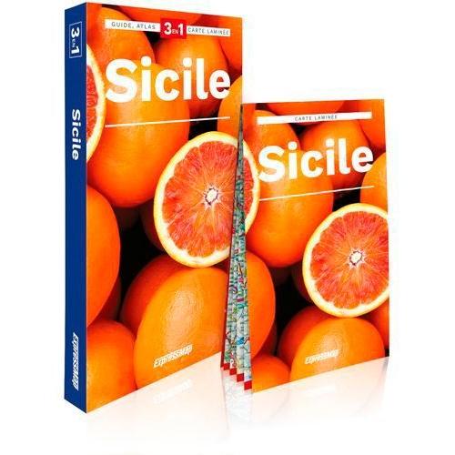 Sicile - Guide + Atlas + Carte Routière 1/450 000