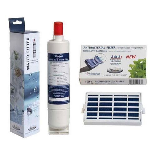 Pack 1 filtre MICROBAN 481248048172 + 1 filtre SBS002 481281729632 (101547-58398) Réfrigérateur congélateur (SBS002 MICROBAN WHIRLPOOL)