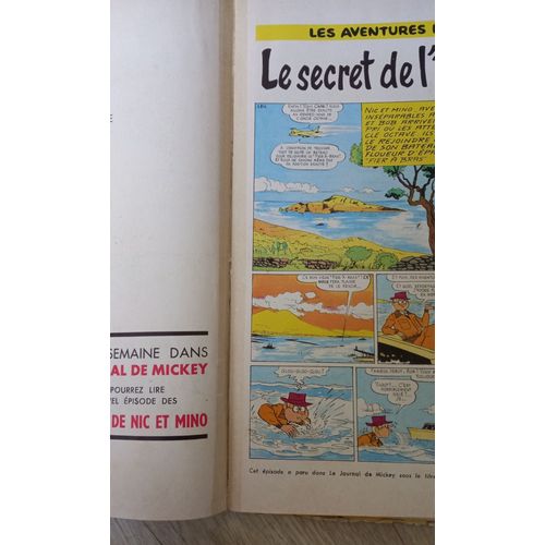 Bd Nic Et Mino Le Secret De L'ile Interdite