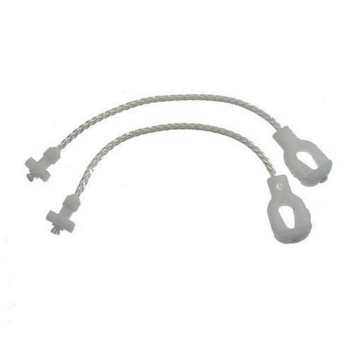 Jeu de 2 cables de porte Accessoires et entretien (32X1853 BLANCO ORANIER ELEKTRA-BREGENZ POLAR BAUMATIC JACKSON BRU ARISTON HOTPOINT INDESIT BRANDT DIPLOMAT OCEAN VESTEL ETNA DOMEOS KELVINATOR VIVA T