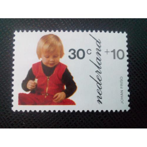 Timbre Pays-Bas Yt 973 Prince Johan Friso 1972 ( 110106 )