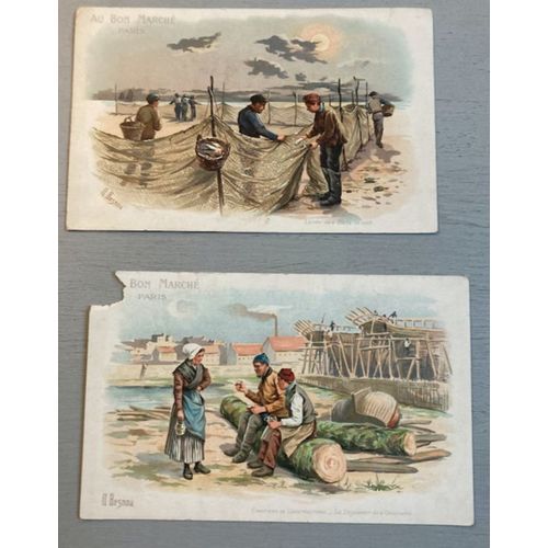 16 Chromos, 2 Cartes Postales & 2 Images (Au Bon Marché-Huntley-Gala Peter-Zebra-Tapioca-Phosphatine Falières-Hachette)