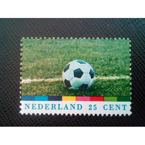 Timbre Pays-Bas Yt 1001 Wc Football - Allemagne De L'ouest 1974 ( 110106 )