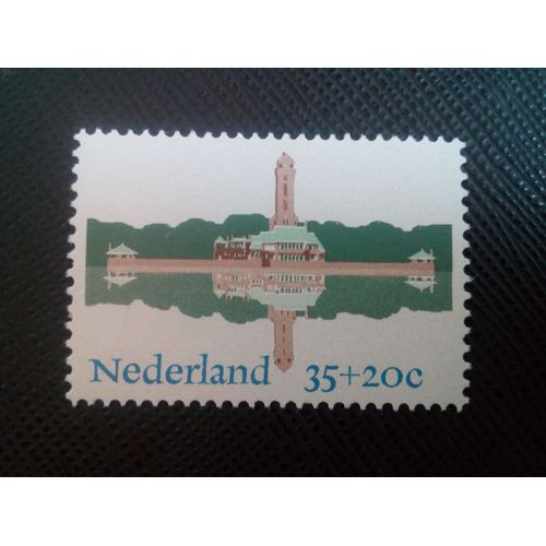Timbre Pays-Bas Yt 1018 Château De Chasse St. Hubertus (1920) Hoge Veluwe 1975 ( 110106 )