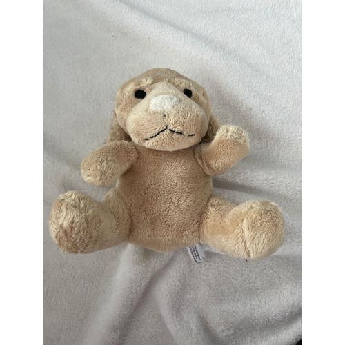 Doudou Peluche Chien Beige Bebisol 