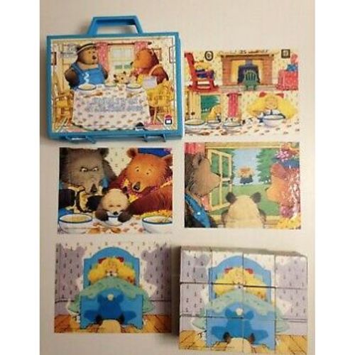 Jeu D'eveil 12 Cubes Boucle D'or Et Les 3 Ours Dujardin France Jouets Beg