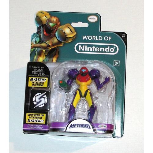 Figurine Metroid Samus Gravity Articulé + Accessoire Nintendo