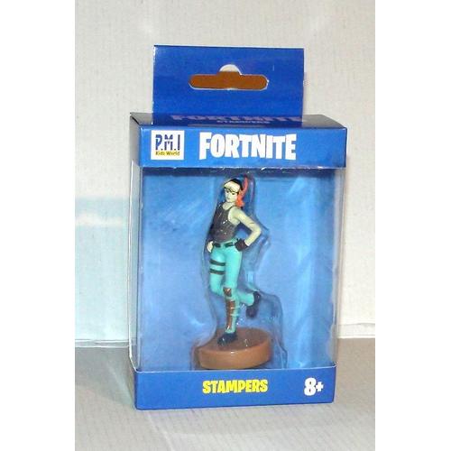 Figurine Fortnite Stampers Personnage Plongeuse Epic Games Socle Collect Them All