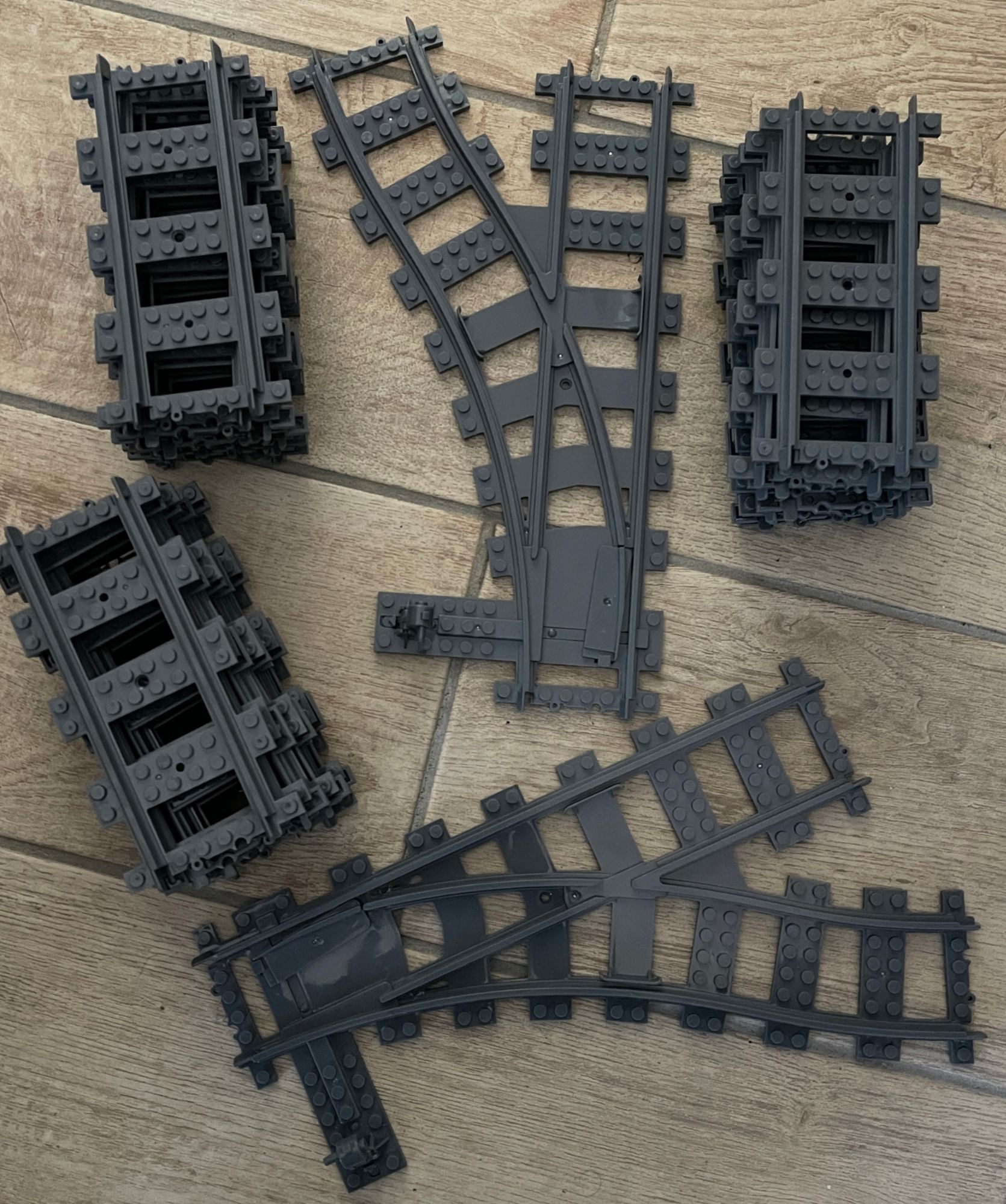 lot de rails pour train lego - vehicules-radiocommandes-miniatures