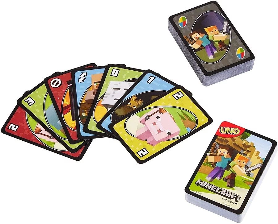 Mattel Uno Minecraft Card Game - 3
