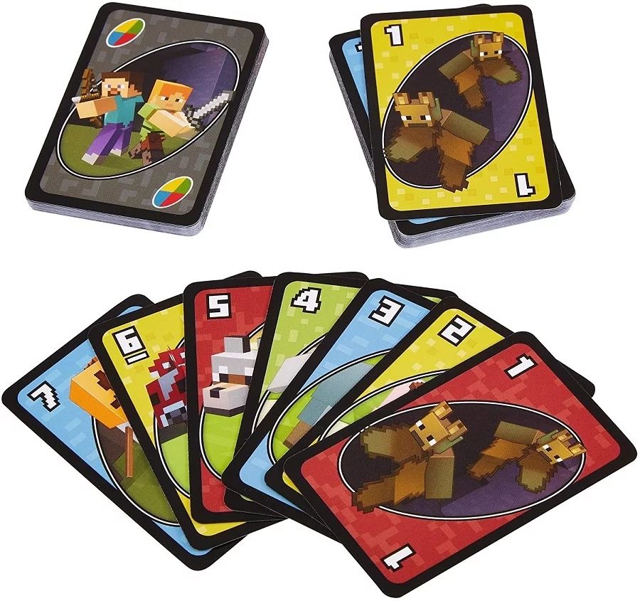 Mattel Uno Minecraft Card Game - 4
