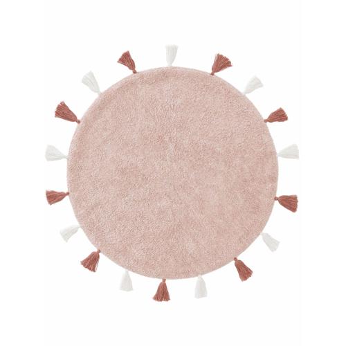 Lytte Tapis Lavables Pour Enfants Malu Rose Diamètre 100 Cm Rond