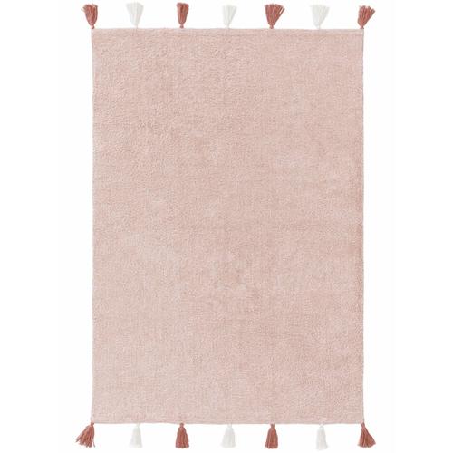 Tapis Lavables Pour Enfants Malu Rose 80x120 Cm - Tapis Pour Chambre D'enfants/Bébé