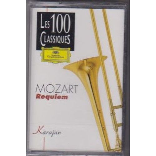 Cassette - Mozart Karajan  Requiem  En Re Mineur  K.626 -Anna Tomawa-Sinkow - Agnes Baltsa - Wener Krenn  -Josefvan Dam - Singverein De Vienne  - Phil. De Berlin 