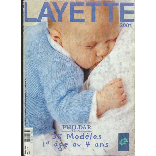 Catalogue Phildar Création Layette 35 Modèles Et Explications 1 Er Âge Au 4 Ans 2001