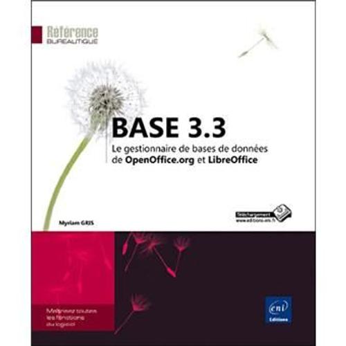 Base 3.3 Le Gestionnaire De Bases De Données De Openoffice.Org