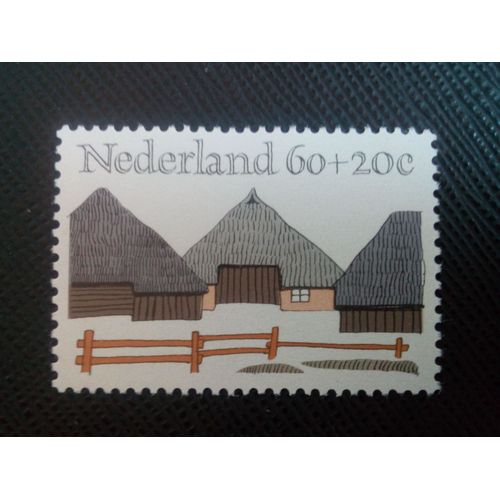 Timbre Pays-Bas Yt 1021 Village D'orvelte 1975 ( 110106 )