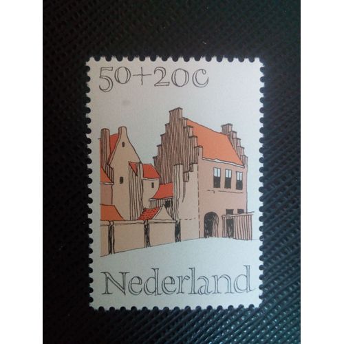 Timbre Pays-Bas Yt 1020 Porte Des Cuivres, Middelbourg 1975 ( 110106 )