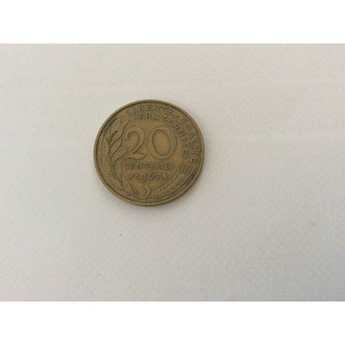 Pièce De 20 Centimes De Franc 1967