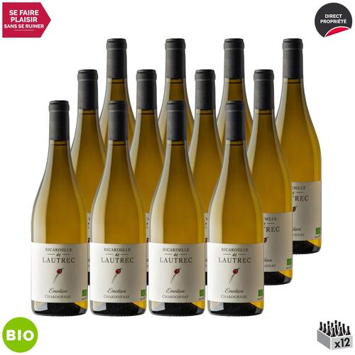 Domaine Ricardelle De Lautrec Pays D'oc Emotion Chardonnay Blanc 2020 X12