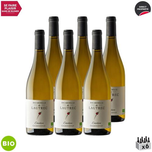 Domaine Ricardelle De Lautrec Pays D'oc Emotion Chardonnay Blanc 2020 X6