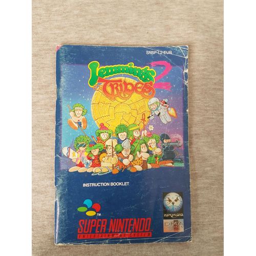 Notice Lemmings Tribes 2 Super Nintendo (Eur Version)