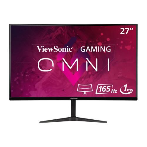 ViewSonic VX2718-PC-MHD - Gaming - écran LED - jeux - incurvé - 27" - 1920 x 1080 Full HD (1080p) @ 165 Hz - VA - 250 cd/m² - 4000:1 - 1 ms - 2xHDMI, DisplayPort - haut-parleurs