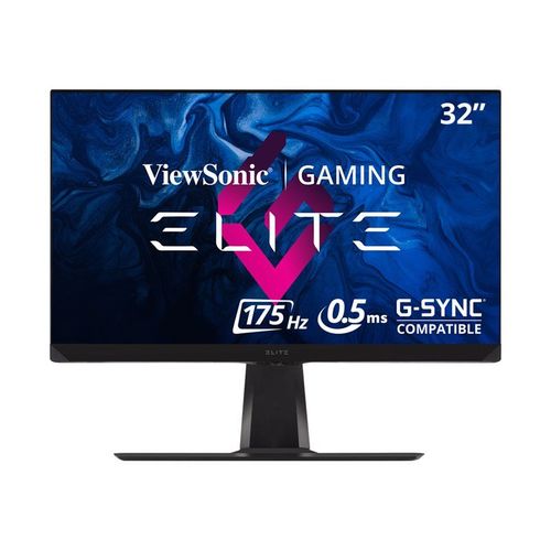 ViewSonic ELITE XG320Q - Écran LED - jeux - 32" - 2560 x 1440 QHD @ 175 Hz - IPS - 440 cd/m² - 1000:1 - DisplayHDR 600 - 0.5 ms - 2xHDMI, DisplayPort - haut-parleurs