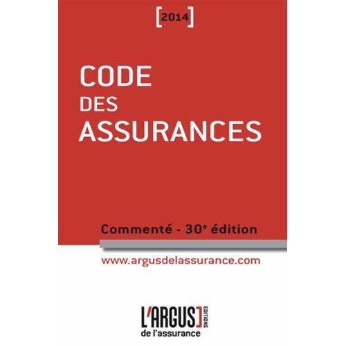 Code Des Assurances 2014 Commenté