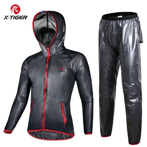 X-Tiger-Ensemble De Vestes De Cyclisme Imperméables Pour Hommes,Coupe-Vent,Veste De Pluie De Vélo Vtt,Imperméable,Vêtements De Vélo Coupe-Vent,Upf30