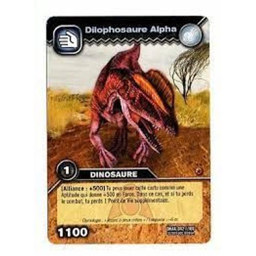 Carte Dinosaur King Dilophosaure Alpha - 1100