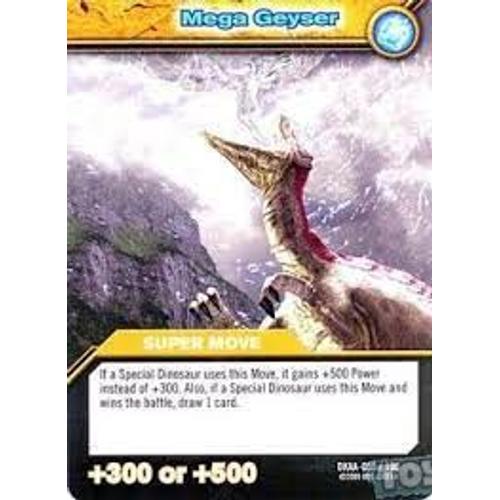 Carte Dinosaur King Mega Geyser - +300 Ou +500