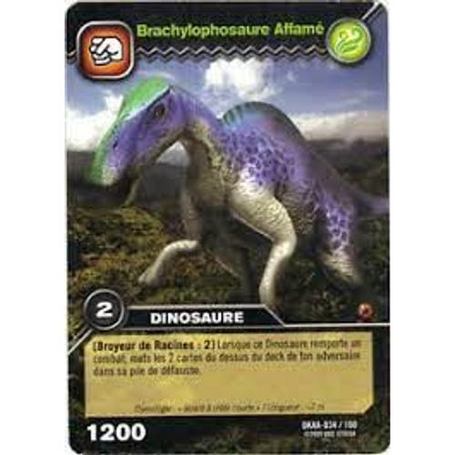 Carte Dinosaur King Brachylophosaure Affamé - 1200