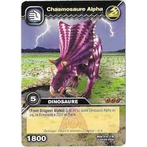 Carte Dinosaur King Chasmosaure Alpha - 1800