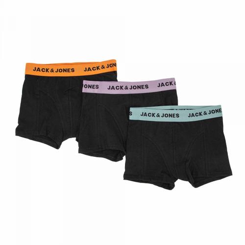 Lot De 3 Boxers Bande Élastique Logo Coton Stretch Enfant Jack & Jones