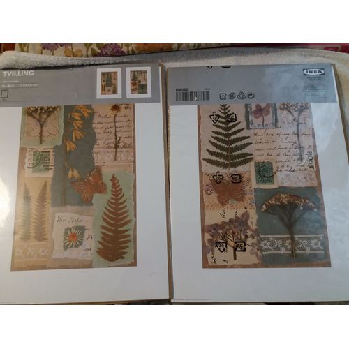 Tvilling : 2 Panneaux Décoratifs Herboriste À Encadrer (40 X 30 Cm)