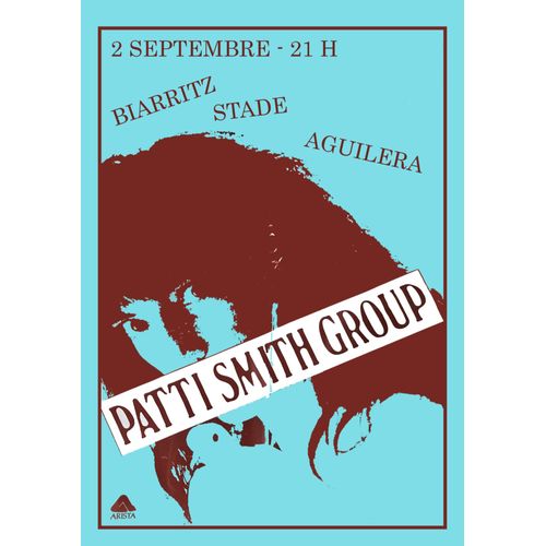 Affiche Patti Smith Biarritz
