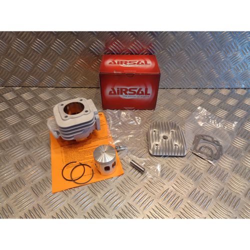 Cylindre Piston Culasse Airsal Alu Sport Diam 46 Mm Scooter Mbk 50 Booster Next Rocket Stunt Minarelli Vertical C1131246