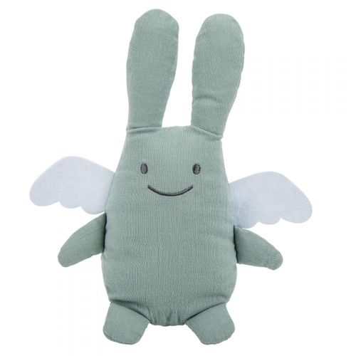 Doudou Ange Lapin Musical - Céladon - 24cm - Trousselier