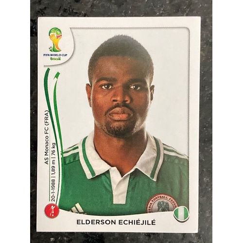Image Panini - Fifa World Cup 2014 - N°475 Elderson Echiejile