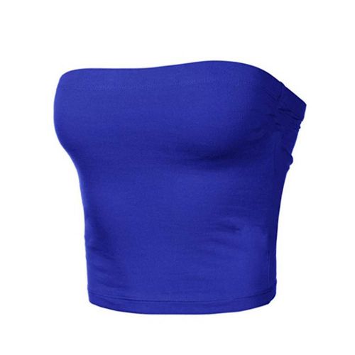 Bustier Court Sans Bretelles Pour Femmes,Bustier,Sexy,Slim,Élastique