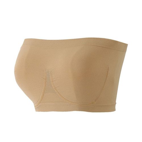 Bustier Tubulaire Sans Bretelles Pour Femmes,Tenue D'été Sexy Et Solide,Dos Nu