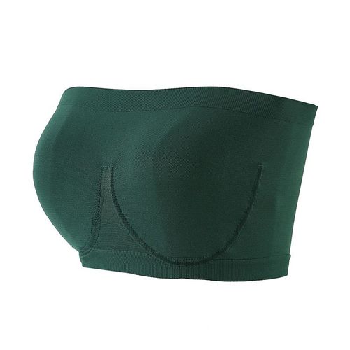 Bustier Tubulaire Sans Bretelles Pour Femmes,Tenue D'été Sexy Et Solide,Dos Nu