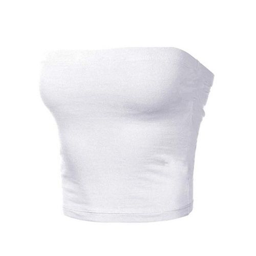 Bustier Court Sans Bretelles Pour Femmes,Bustier,Sexy,Slim,Élastique